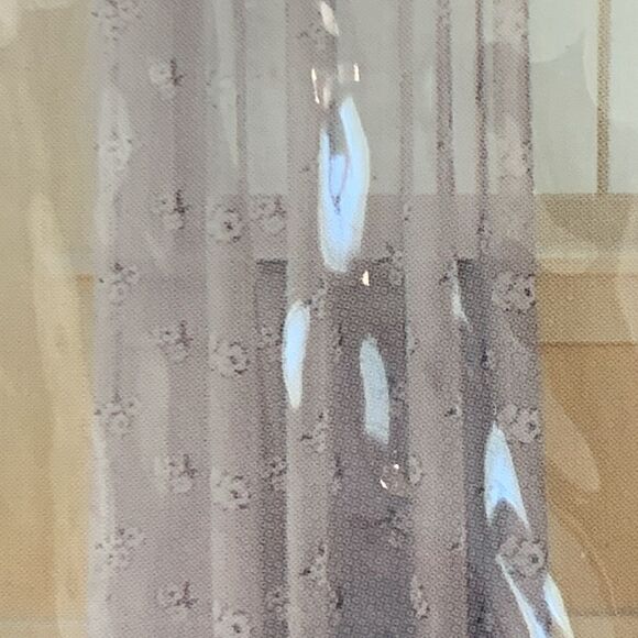 Vintage 2003 Target Basic Principle No 2 Pair Of Floral Sheer Window Panels - Picture 14 of 14